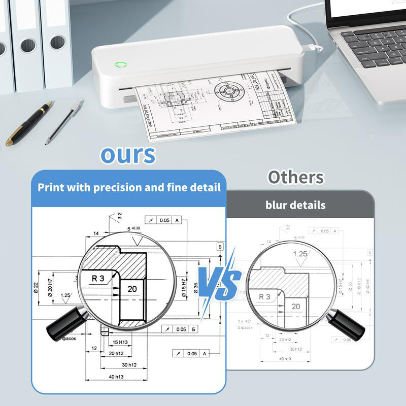 Wireless Bluetooth Thermal Printer